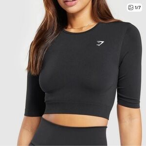 Gymshark EVERYDAY SEAMLESS LONG SLEEVE CROP TOP